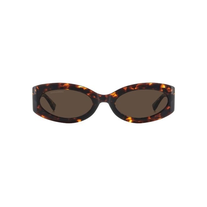 Óculos de Sol Dsquared2 D2 0150/G/S 086 5470 Acetato Marrom Mesclado com lentes na cor Marrom 2