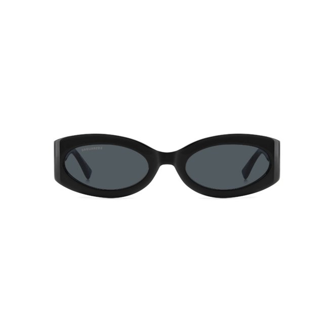 Óculos de Sol Dsquared2 D2 0150/G/S 807 54IR Acetato Preto com lentes na cor Cinza 2