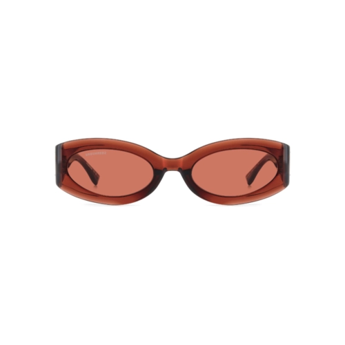 Óculos de Sol Dsquared2 D2 0150/G/S C9A 54U1 Acetato Vermelho com lentes na cor Rosa