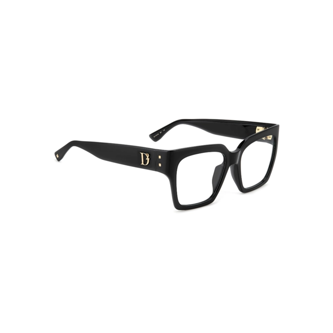 Óculos de Grau Dsquared2 D2 0151/G 807 5419 Acetato Preto 3