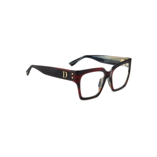Óculos de Grau Dsquared2 D2 0151/G K4G 5419 Acetato Vermelho Mesclado
