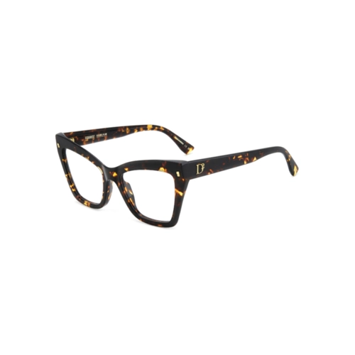 Óculos de Grau Dsquared2 D2 0152 086 5419 Acetato Marrom Mesclado