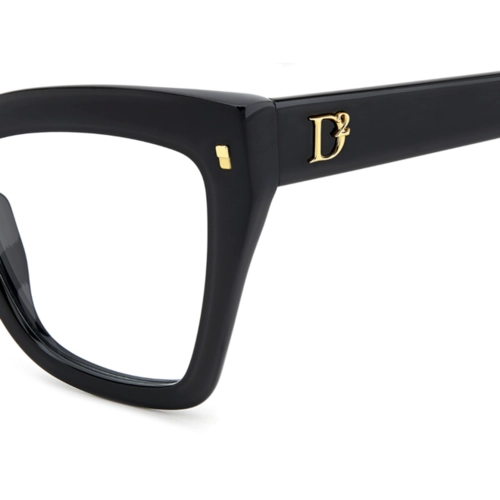 Óculos de Grau Dsquared2 D2 0152 807 5419 Acetato Preto