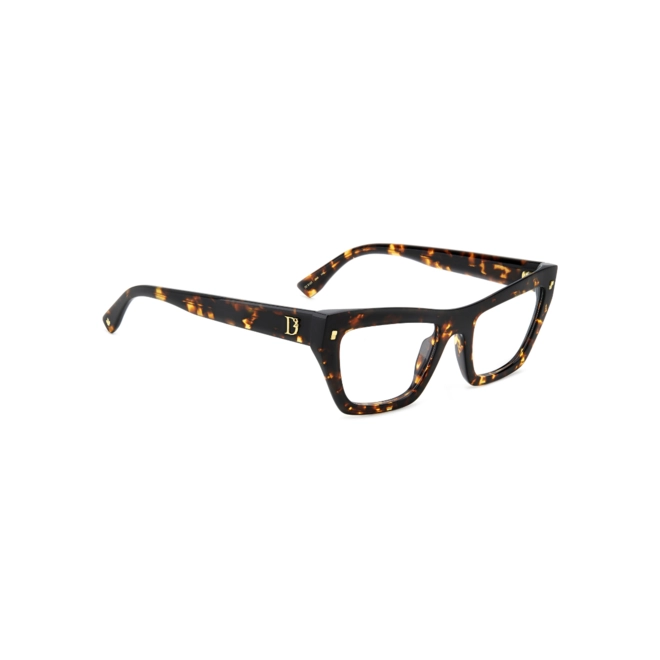 Óculos de Grau Dsquared2 D2 0153 086 5220 Acetato Marrom Mesclado 3