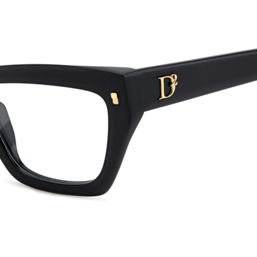Óculos de Grau Dsquared2 D2 0153 807 5220 Acetato Preto