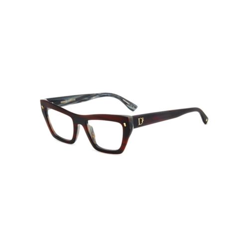 Óculos de Grau Dsquared2 D2 0153 K4G 5220 Acetato Vermelho Mesclado