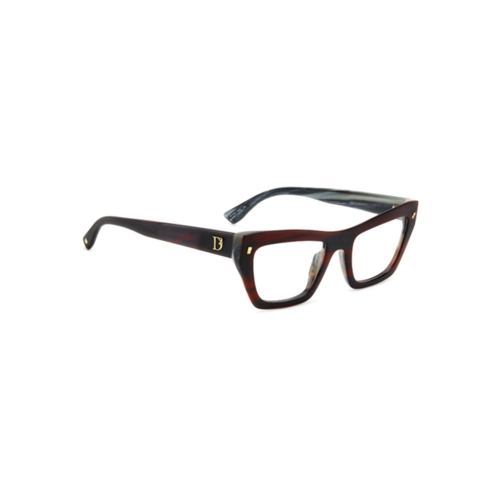 Óculos de Grau Dsquared2 D2 0153 K4G 5220 Acetato Vermelho Mesclado
