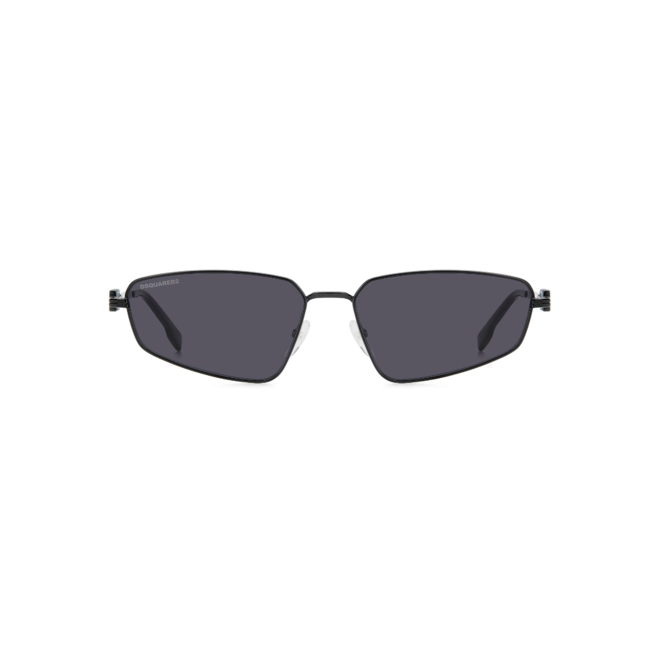 Óculos de Sol Dsquared2 ICON 0015/S 807 60IR Metal Preto com lentes na cor Cinza 2