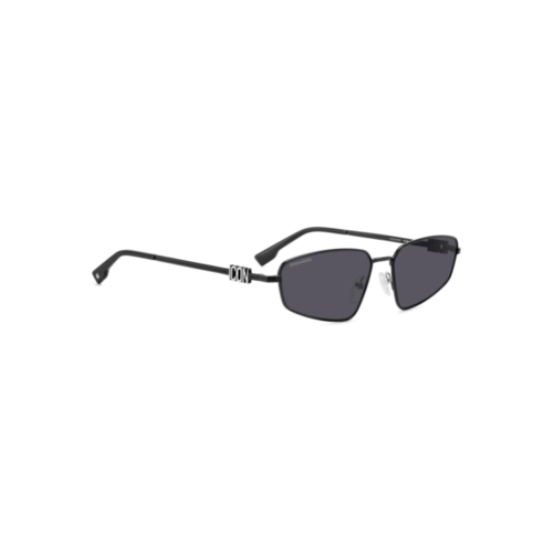 Óculos de Sol Dsquared2 ICON 0015/S 807 60IR Metal Preto com lentes na cor Cinza