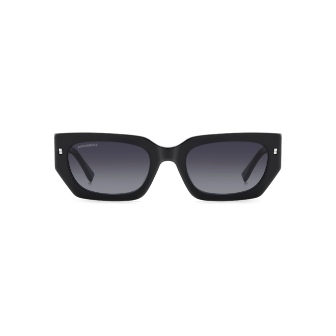 Óculos de Sol Dsquared2 ICON 0017/S 807 539O Acetato Preto com lentes na cor Cinza Degradê 2