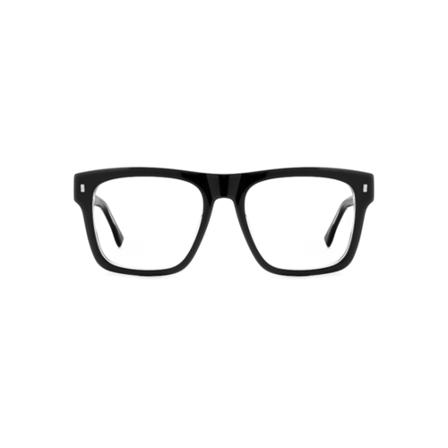 Óculos de Grau Dsquared2 ICON 0018 7C5 5218 Acetato Preto
