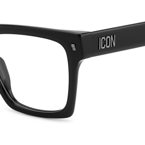 Óculos de Grau Dsquared2 ICON 0019 807 5218 Acetato Preto
