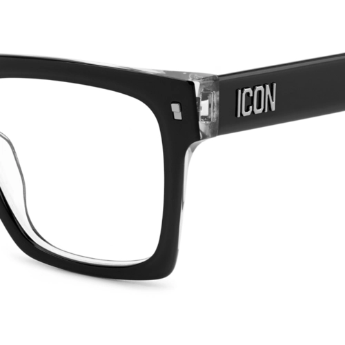 Óculos de Grau Dsquared2 ICON 0019 7C5 5218 Acetato Preto