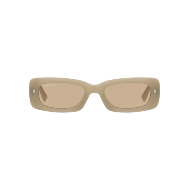 Óculos de Sol Dsquared2 ICON 0020/S 10A 5270 Acetato Bege com lentes na cor Marrom 2