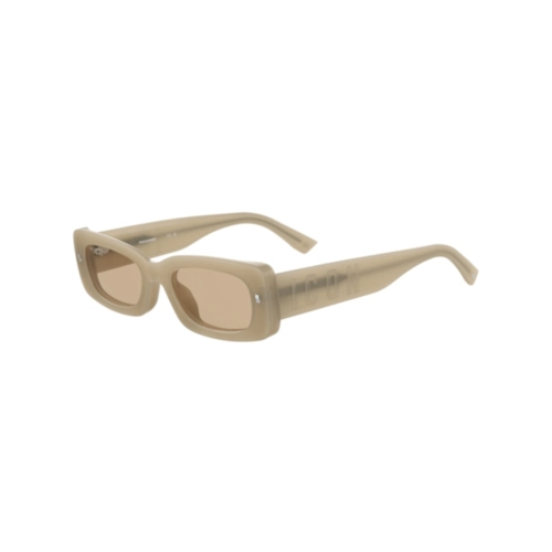 Óculos de Sol Dsquared2 ICON 0020/S 10A 5270 Acetato Bege com lentes na cor Marrom