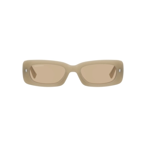 Óculos de Sol Dsquared2 ICON 0020/S 10A 5270 Acetato Bege com lentes na cor Marrom