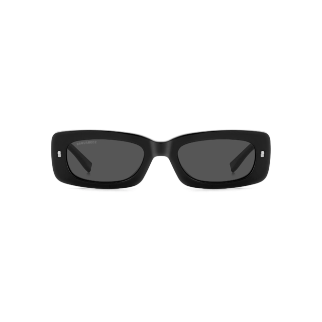Óculos de Sol Dsquared2 ICON 0020/S 807 52IR Acetato Preto com lentes na cor Cinza 2
