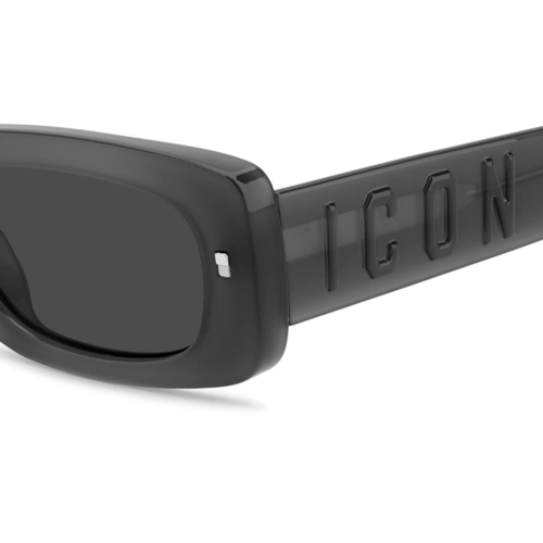 Óculos de Sol Dsquared2 ICON 0020/S KB7 52IR Acetato Cinza com lentes na cor Cinza