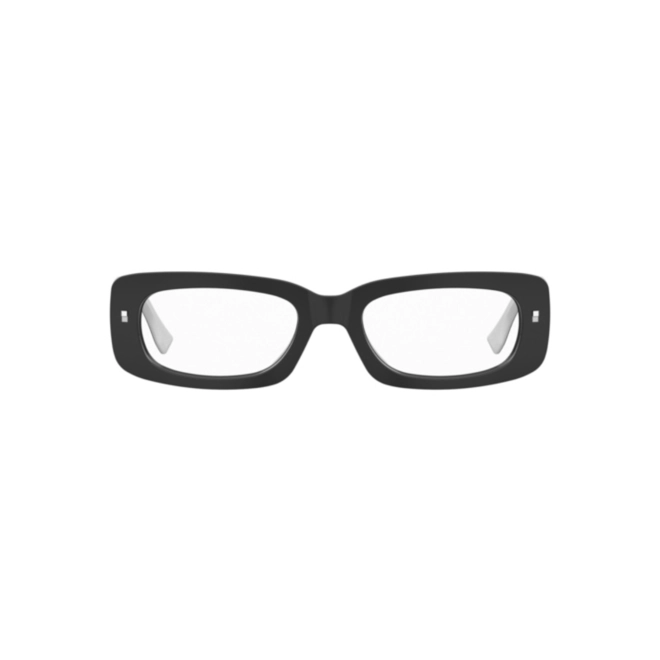 Óculos de Grau Dsquared2 ICON 0022 807 5319 Acetato Preto e Branco 2
