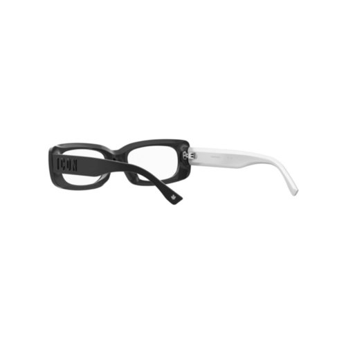 Óculos de Grau Dsquared2 ICON 0022 807 5319 Acetato Preto e Branco