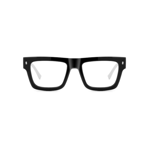 Óculos de Grau Dsquared2 ICON 0023 807 5319 Acetato Preto e Branco