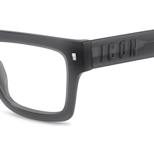 Óculos de Grau Dsquared2 ICON 0023 KB7 5319 Acetato Cinza