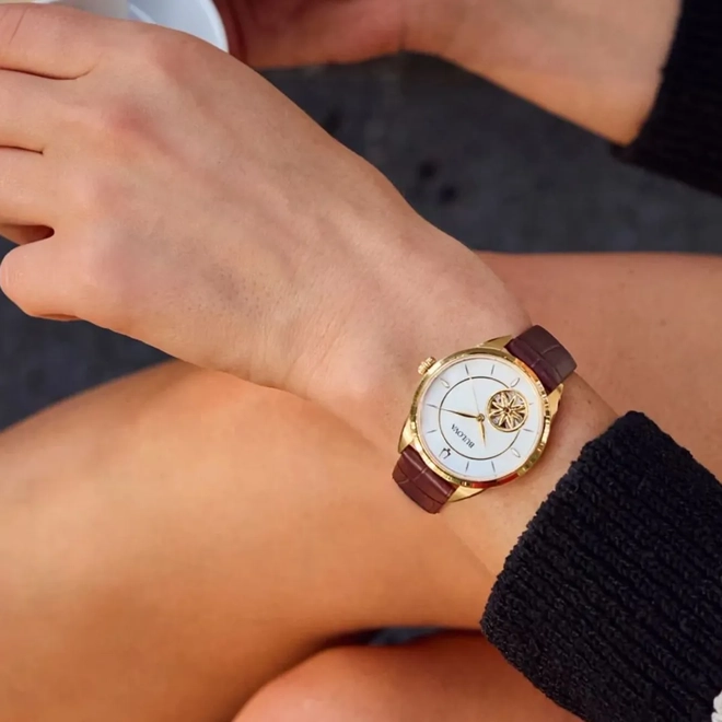 Relógio Bulova Classic Sutton Automático - 97L179N Dourado 2