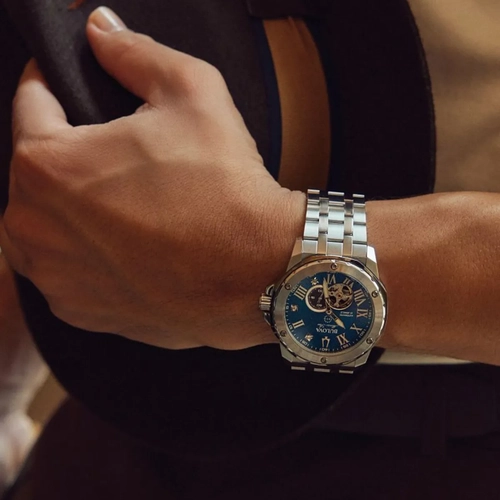 Relógio Bulova Marine Star Marc Anthony Automático - 98D184 Azul
