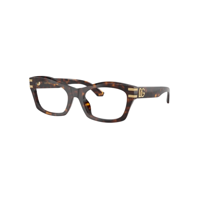 Óculos de Grau Dolce & Gabbana 0DG3420 502 54 Acetato Marrom Mesclado 1