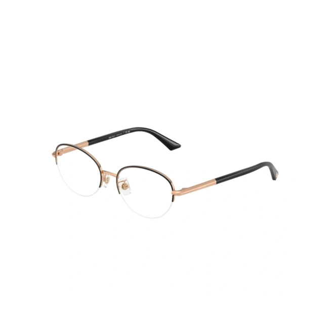 Óculos de Grau Jimmy Choo 0JC2014D 3022 51 Metal Rose e Preto 1