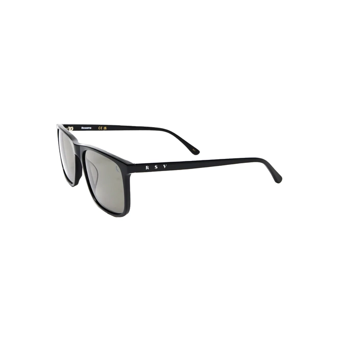 Óculos de Sol Reserva RSV6009S 001 57 Acetato Preto com lentes na cor Verde 1