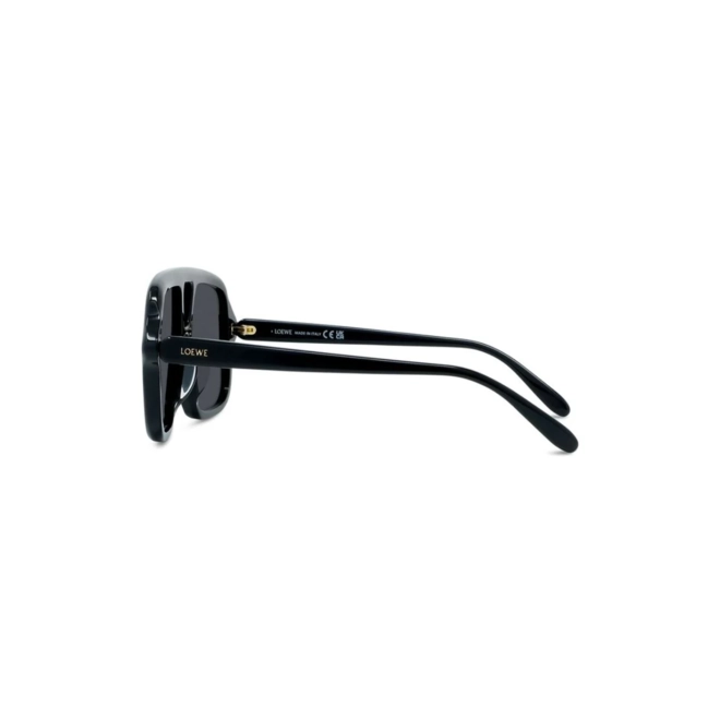 Óculos de Sol Loewe LW40161U_5401A Acetato Preto com lentes na cor Fumê 4