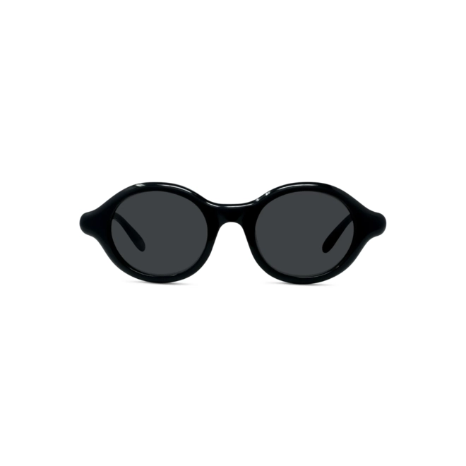 Óculos de Sol Loewe LW40162U_4801A Acetato Preto com lentes na cor Cinza 2
