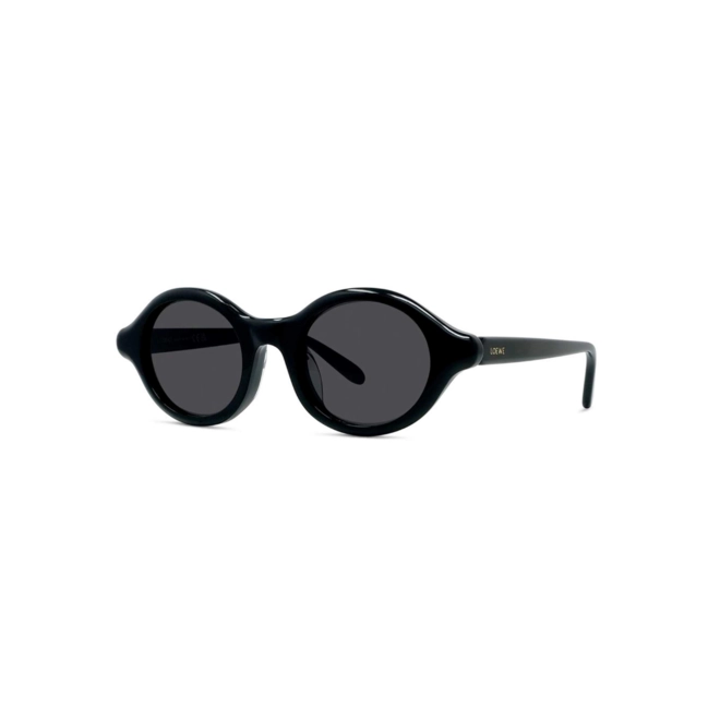 Óculos de Sol Loewe LW40162U_4801A Acetato Preto com lentes na cor Cinza 1