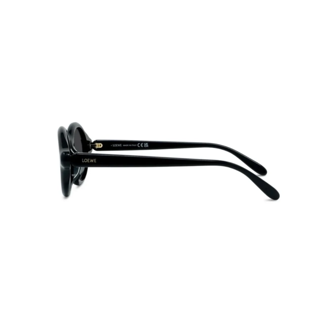 Óculos de Sol Loewe LW40162U_4801A Acetato Preto com lentes na cor Cinza 3