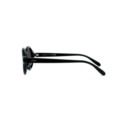 Óculos de Sol Loewe LW40162U_4801A Acetato Preto com lentes na cor Cinza