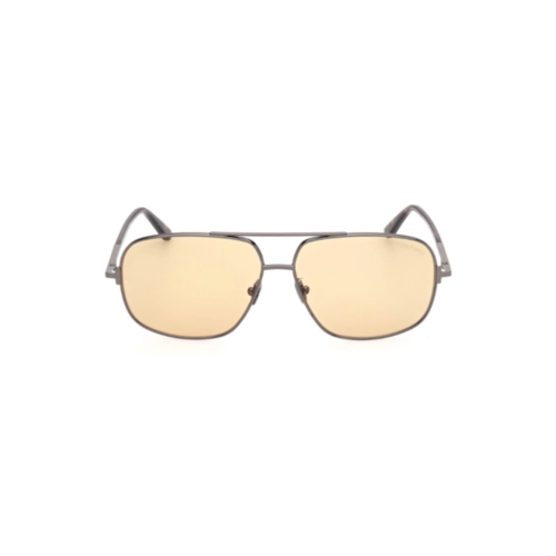 Óculos de Sol Tom Ford FT1096_6208E Metal Cinza com lentes na cor Amarelo