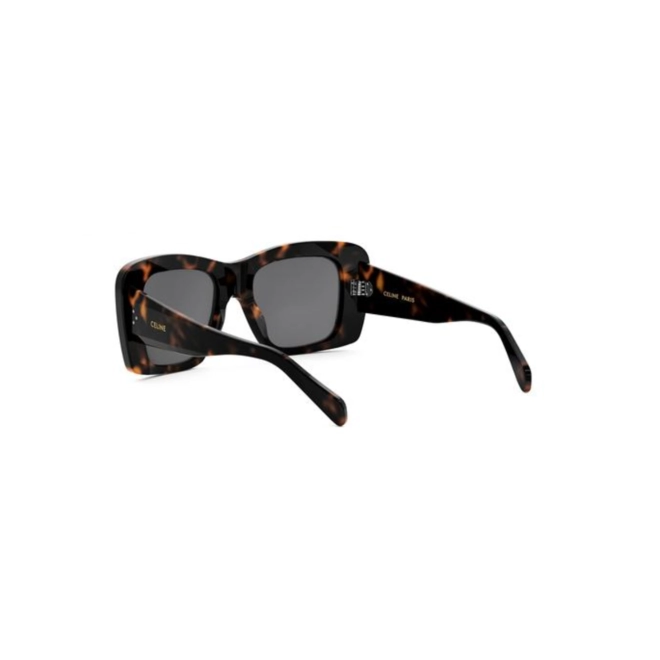 Óculos de Sol Celine CL40321I_5352A Acetato Marrom Mesclado com lentes na cor Fumê 5