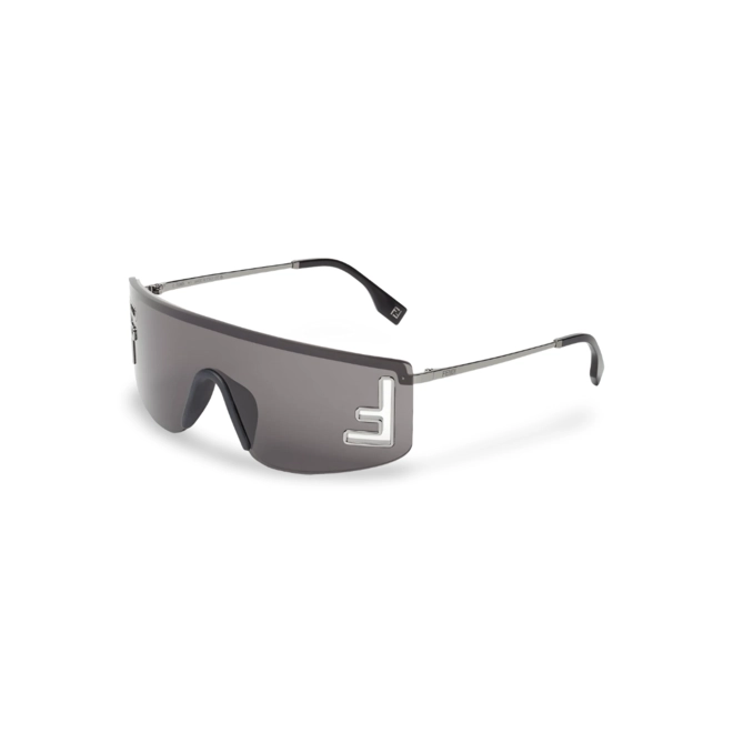 Óculos de Sol Fendi FE40168U_0014A Metal Cinza com lentes na cor Cinza 1