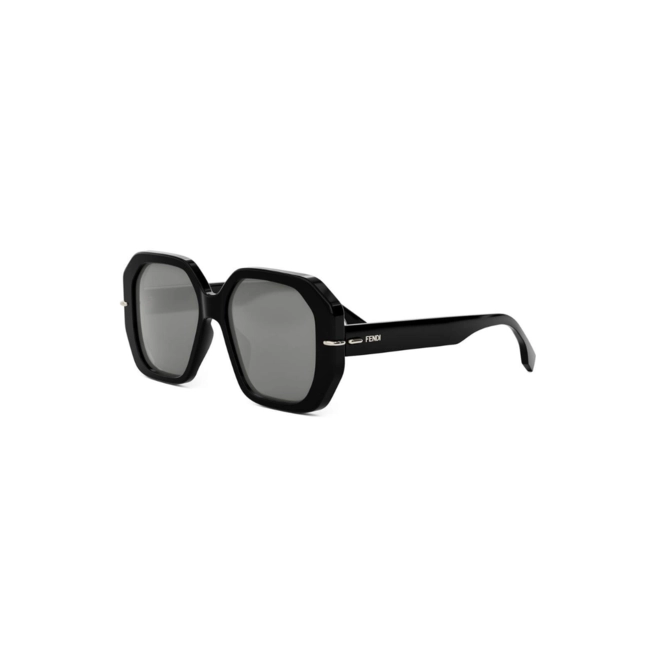 Óculos de Sol Fendi FE40173I_5401C Acetato Preto com lentes na cor Cinza 1