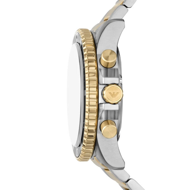 Relógio Emporio Armani Solar Cronógrafo - AR11680B1 P1SK Dois Tons 3