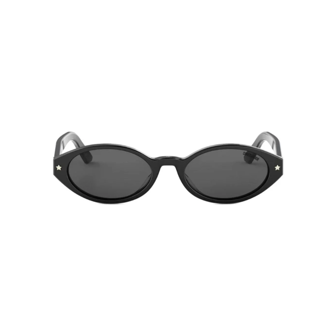Óculos de Sol Christian Dior Diorpacific R1I CD40204I_5201A Acetato Preto com lentes na cor Cinza 2