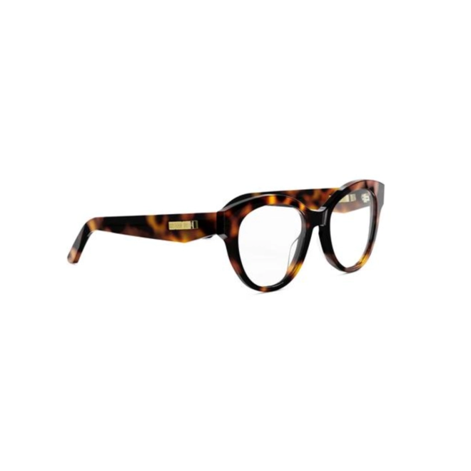 Óculos de Grau Christian Dior Cdioro B21 CD50129I_51056 Acetato Marrom Mesclado 3
