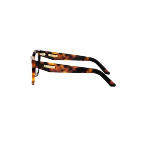 Óculos de Grau Christian Dior Cdioro S4I CD50130I_53056 Acetato Marrom Mesclado