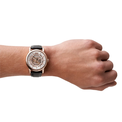 Relógio Emporio Armani Automático Masculino - AR60007B1 B1PX Rose