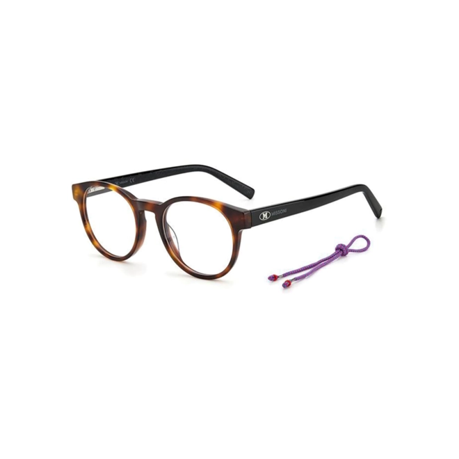 Óculos de Grau M Missoni MMI 0077 581 4819 R Acetato Marrom Mesclado 1