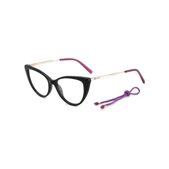 Óculos de Grau M Missoni MMI 0121 807 5316 R Acetato Preto 1
