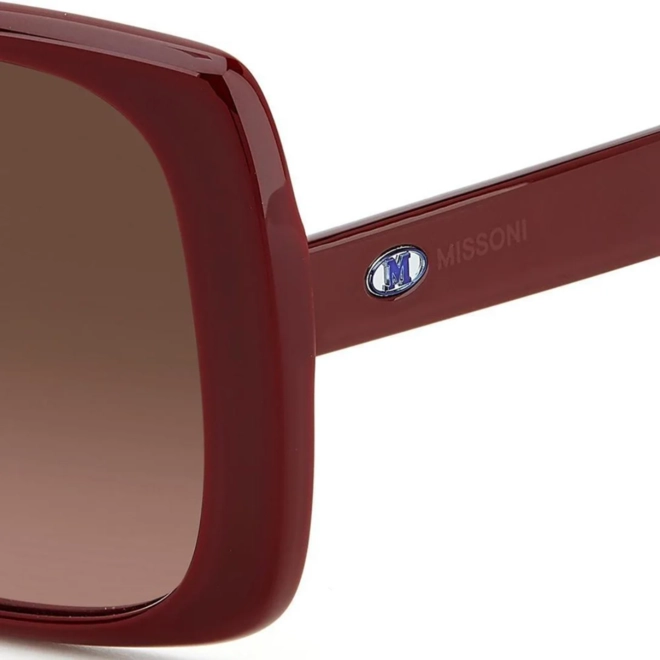 Óculos de Sol M Missoni MMI 0113/S 05L LHF 54HA S Acetato Bordô com lentes na cor Marrom Degradê 3
