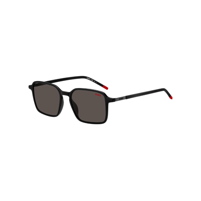 Óculos de Sol Hugo Boss HG 1228/S 807 53IR S Poliamida Preto com lentes na cor Cinza 1