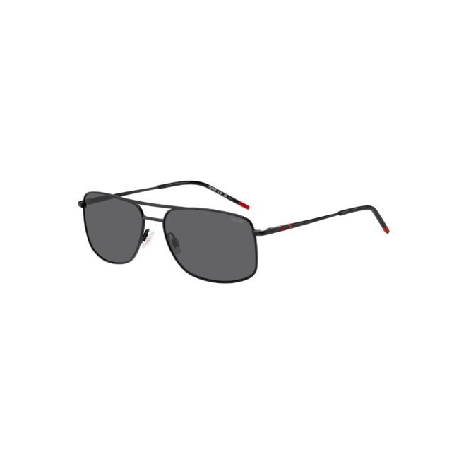 Óculos de Sol Hugo Boss HG 1287/S OIT 59IR S Metal Preto com lentes na cor Cinza 1